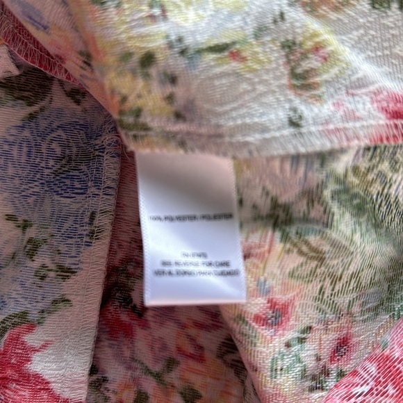 Danny and Nicole Sleeveless Floral Circle Midi Dress - Picture 11 of 11